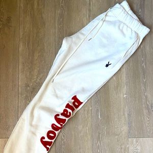 PLAYBOY SWEATS. Mens L